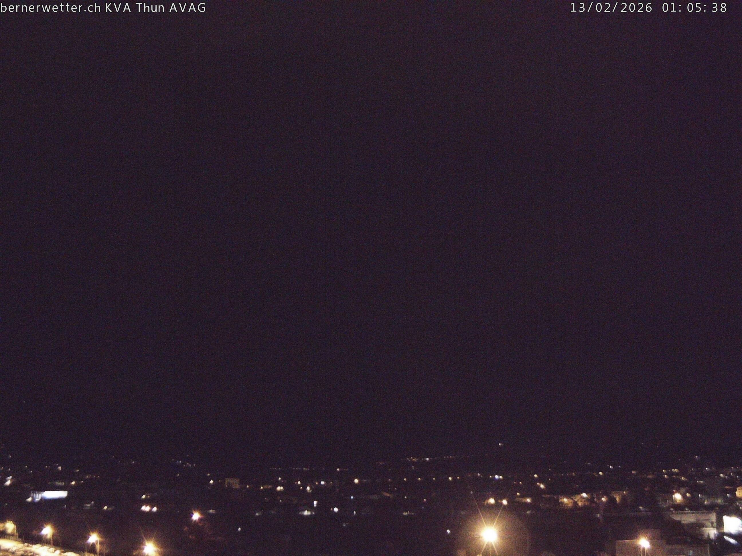 Wetterkamera in Thun, Sicht auf Berner Alpen und Jura