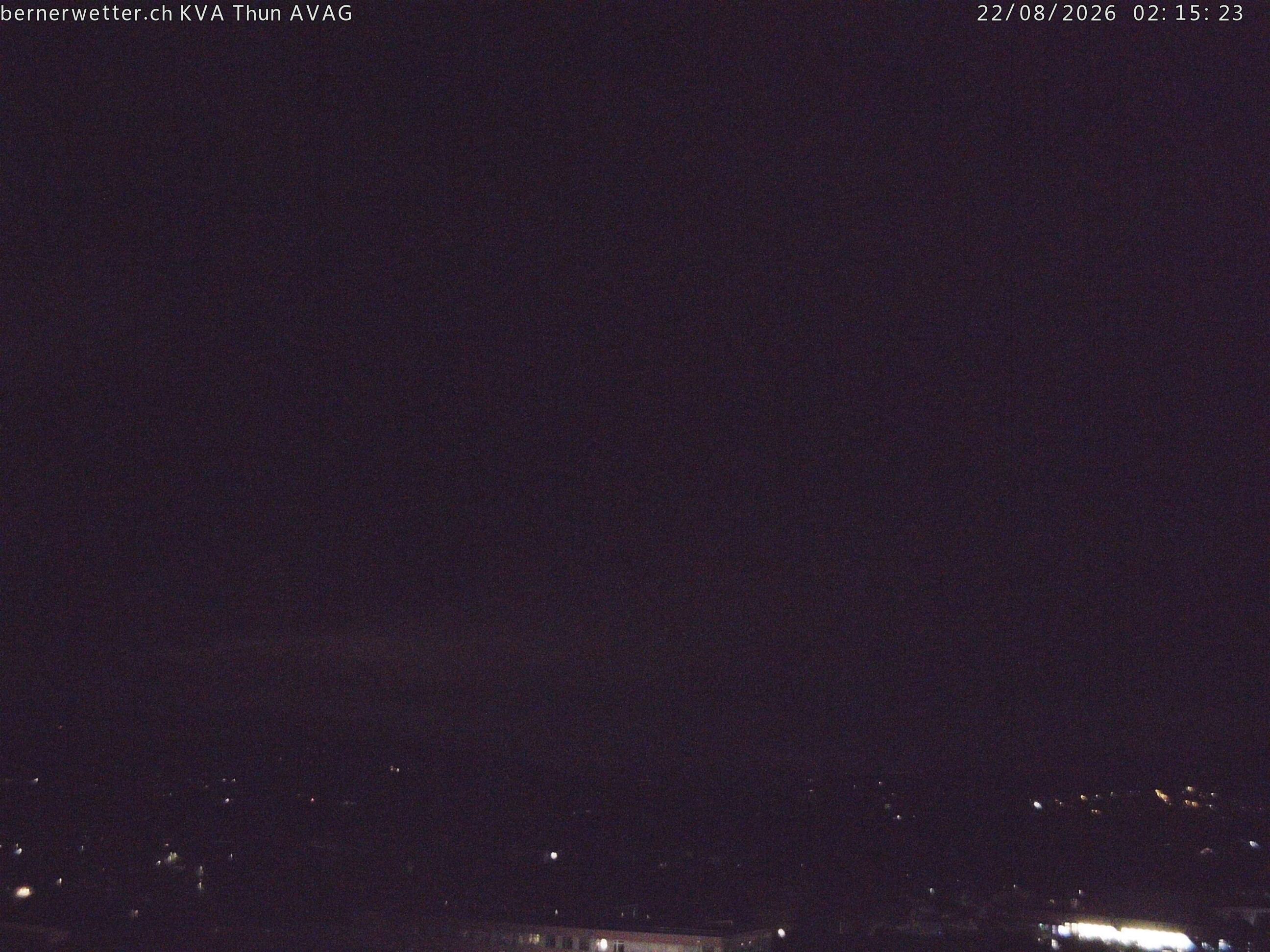 Wetterkamera in Thun, Sicht auf Berner Alpen und Jura