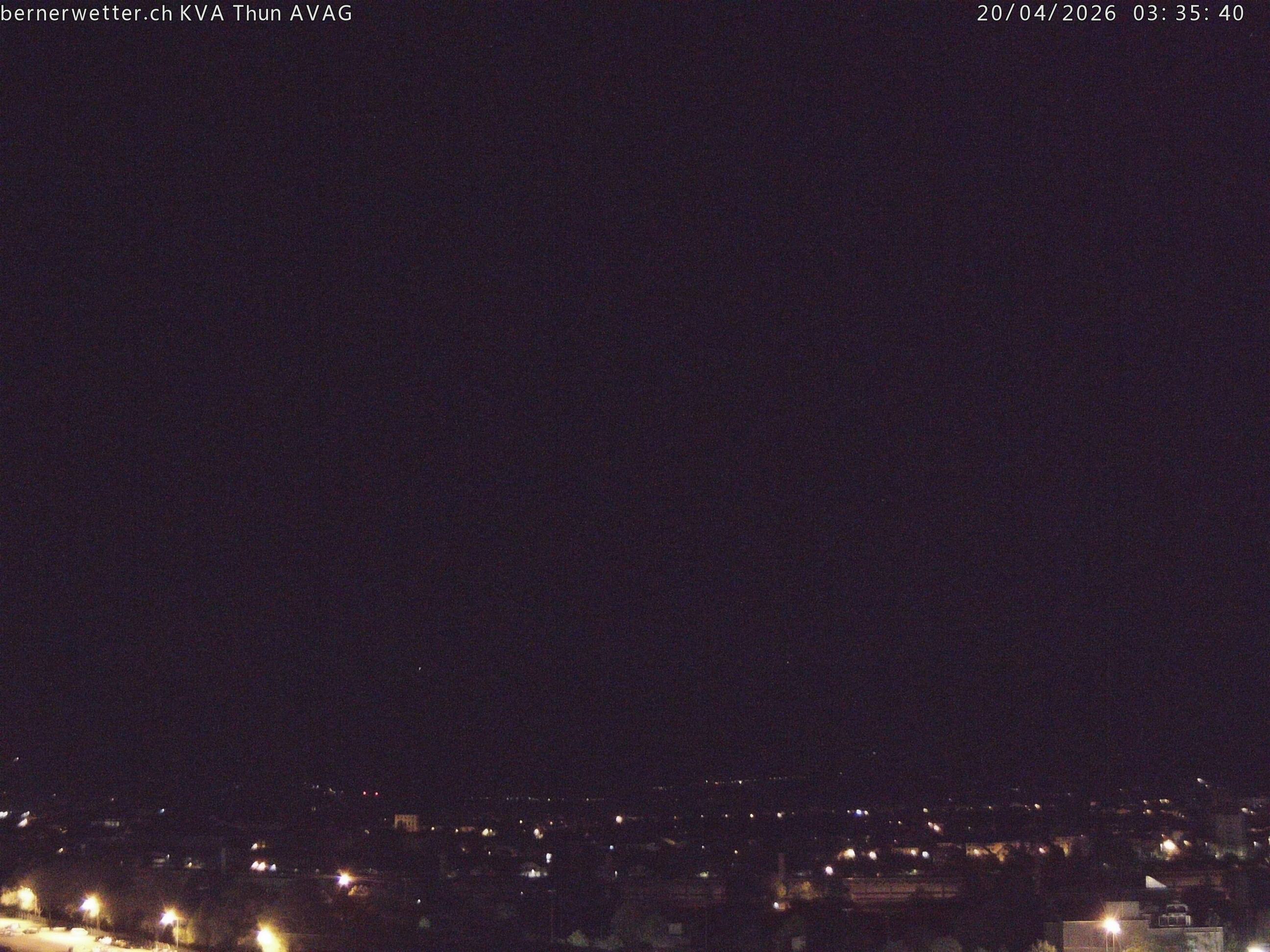 Wetterkamera in Thun, Sicht auf Berner Alpen und Jura