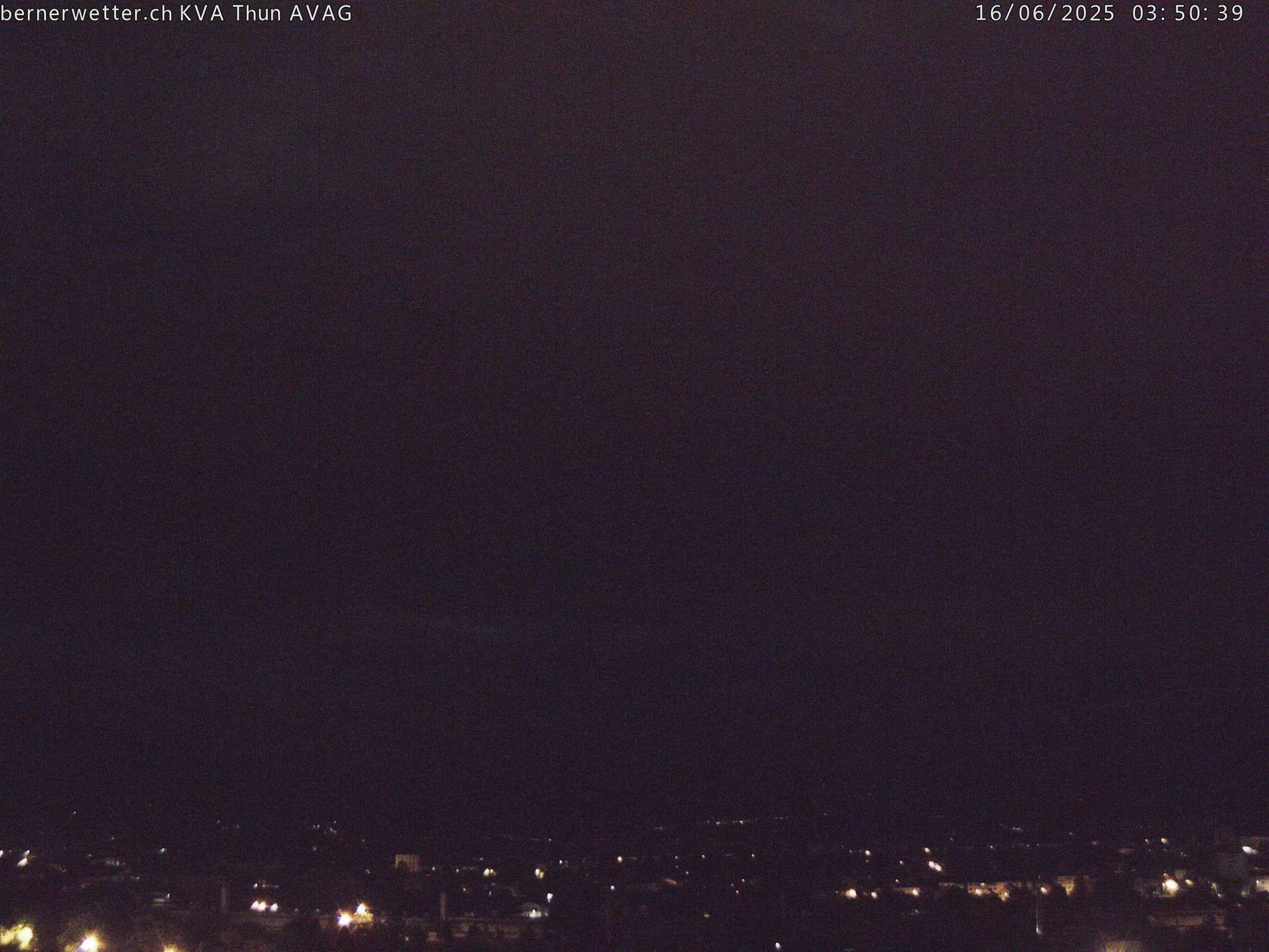 Wetterkamera in Thun, Sicht auf Berner Alpen und Jura