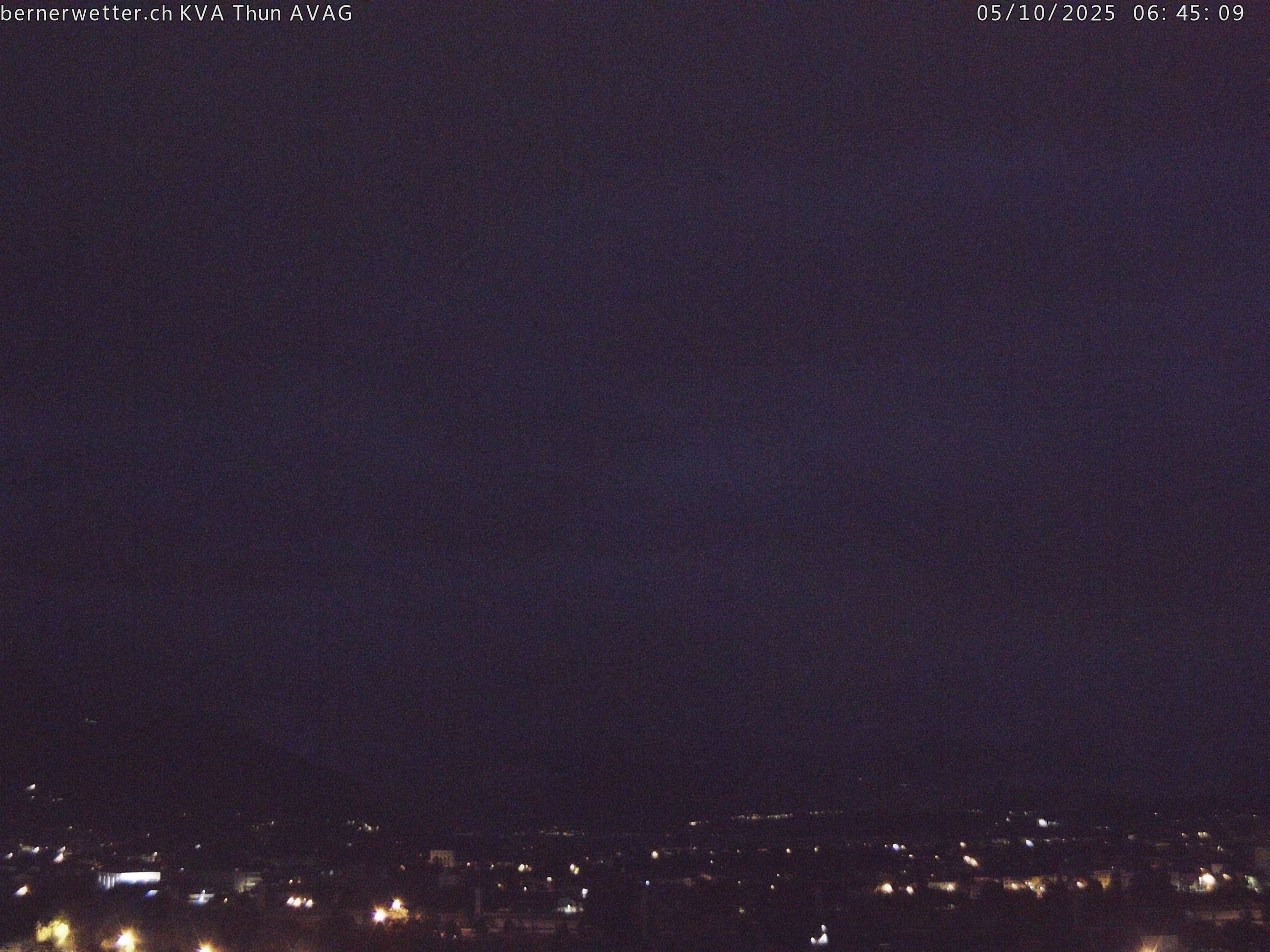 Wetterkamera in Thun, Sicht auf Berner Alpen und Jura