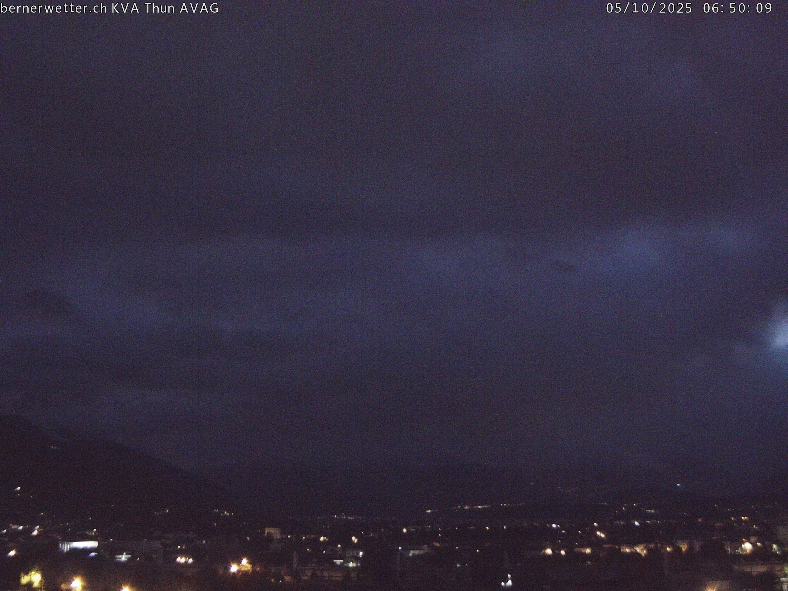 Wetterkamera in Thun, Sicht auf Berner Alpen und Jura