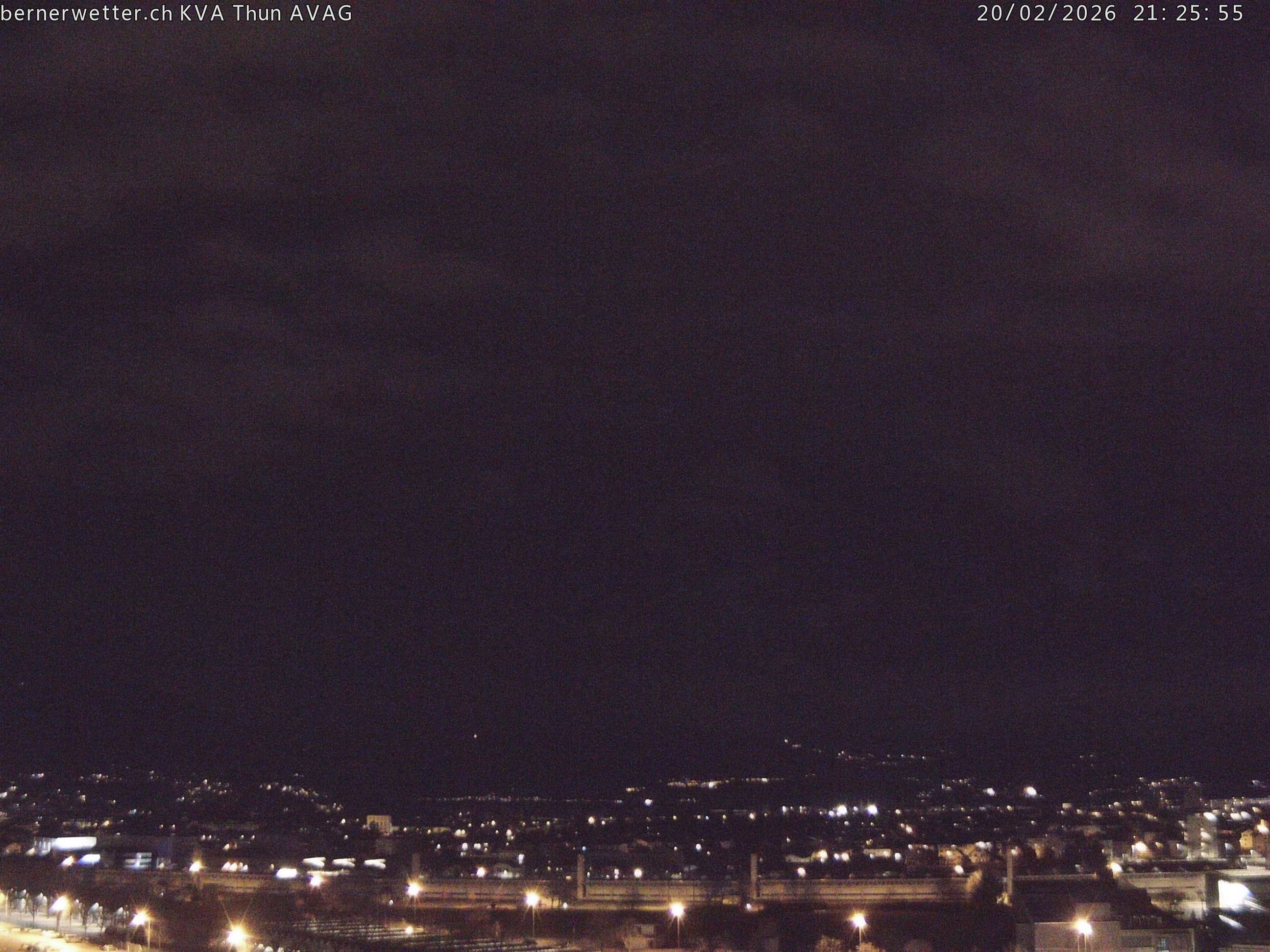 Wetterkamera in Thun, Sicht auf Berner Alpen und Jura