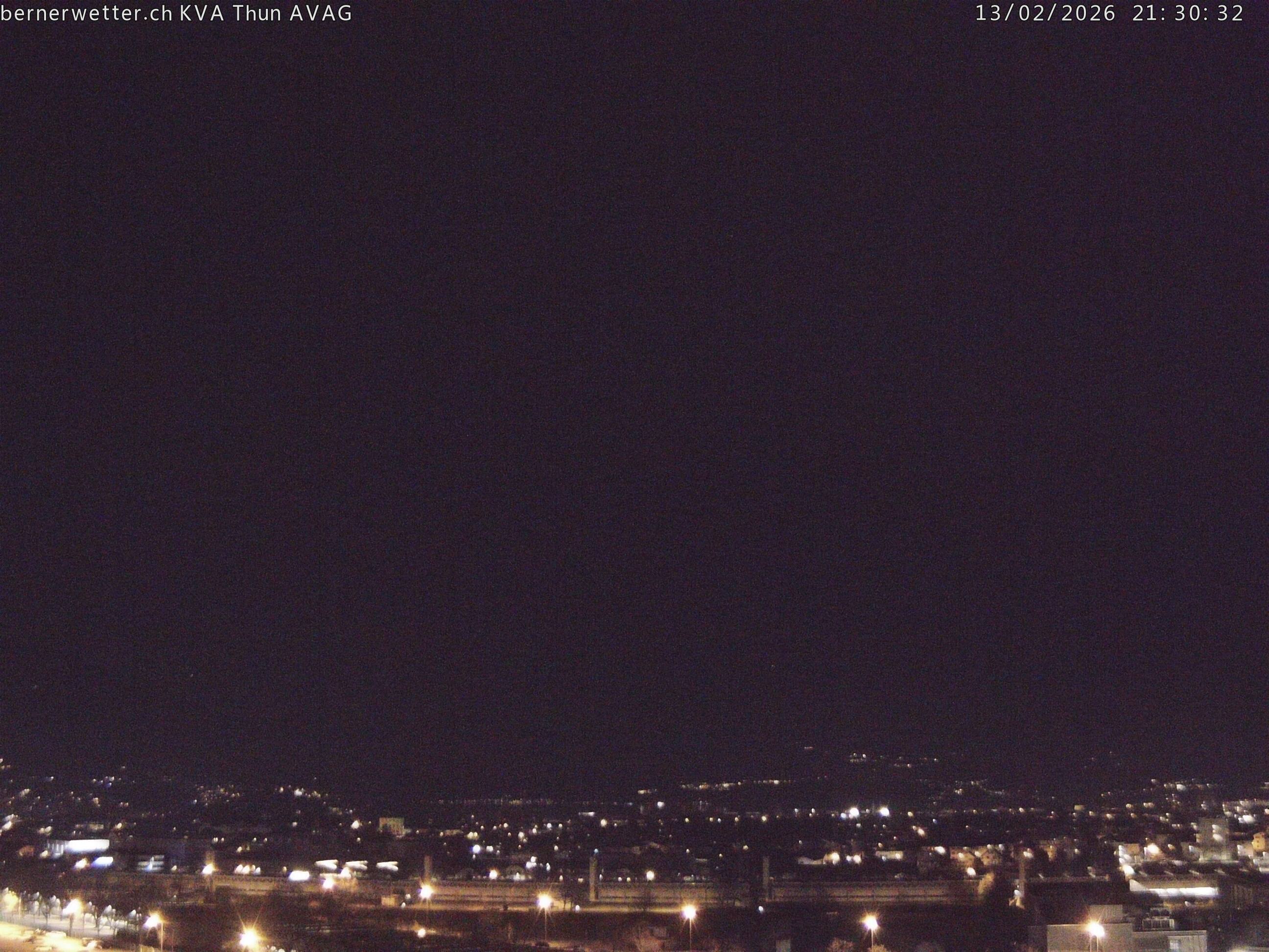 Wetterkamera in Thun, Sicht auf Berner Alpen und Jura