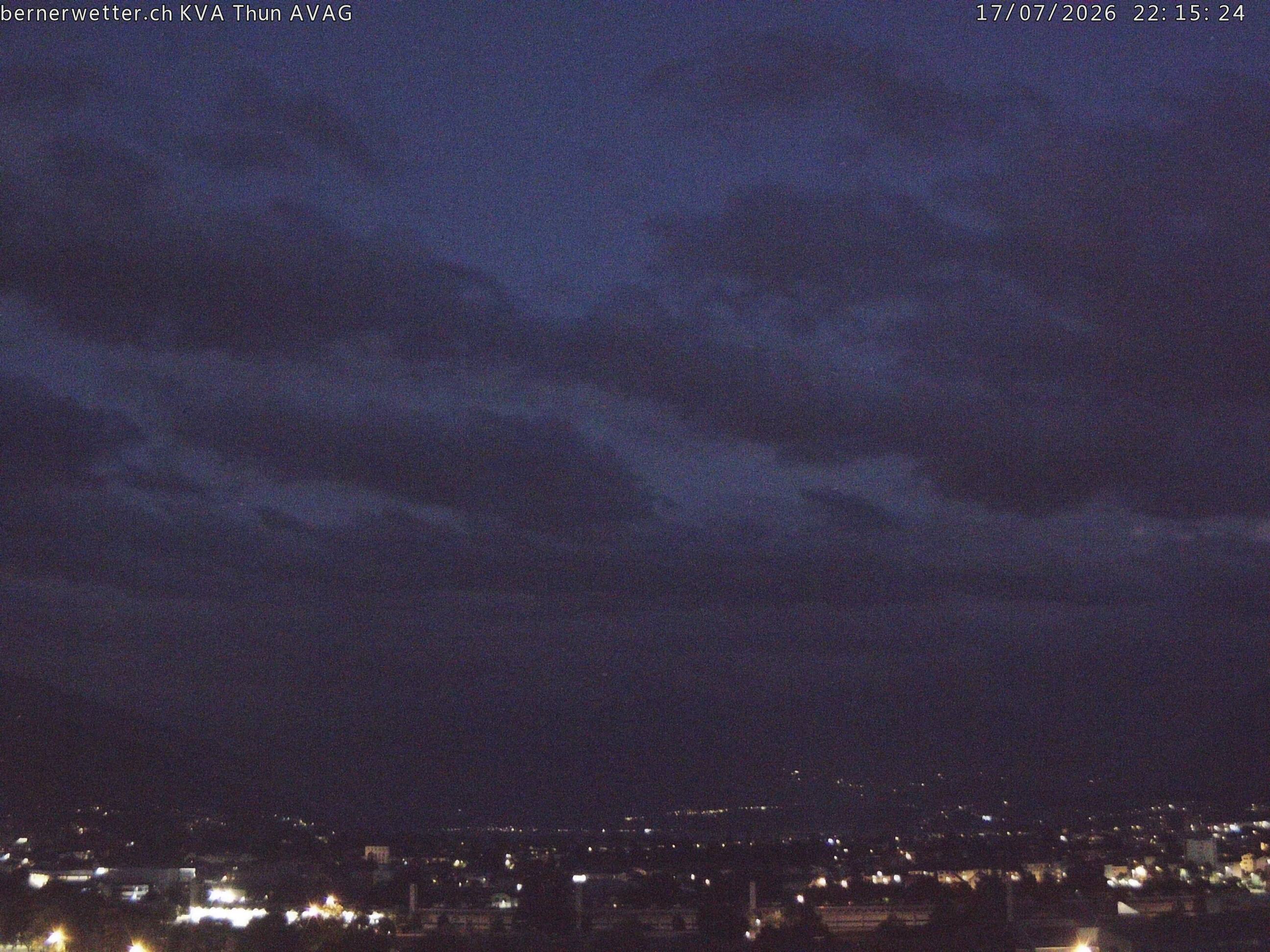 Wetterkamera in Thun, Sicht auf Berner Alpen und Jura