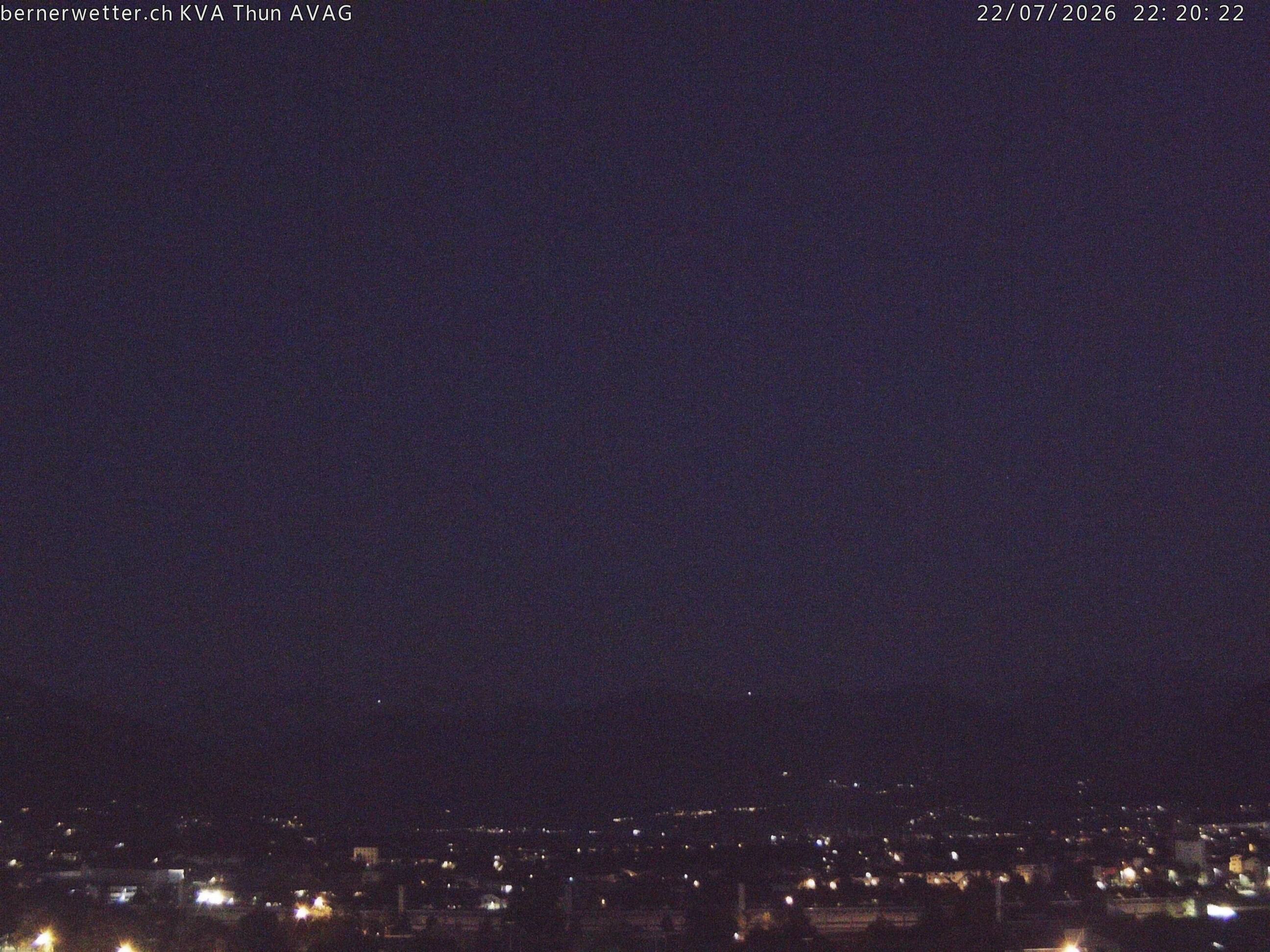 Wetterkamera in Thun, Sicht auf Berner Alpen und Jura