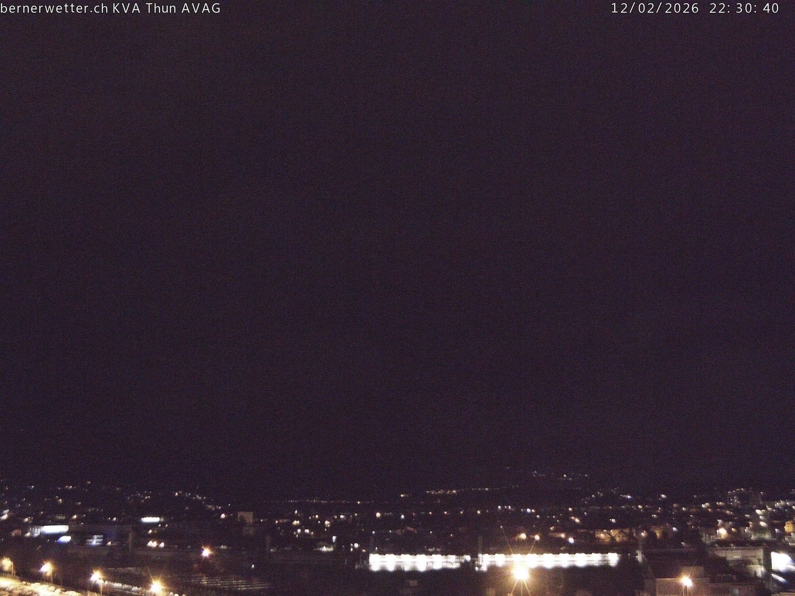 Wetterkamera in Thun, Sicht auf Berner Alpen und Jura