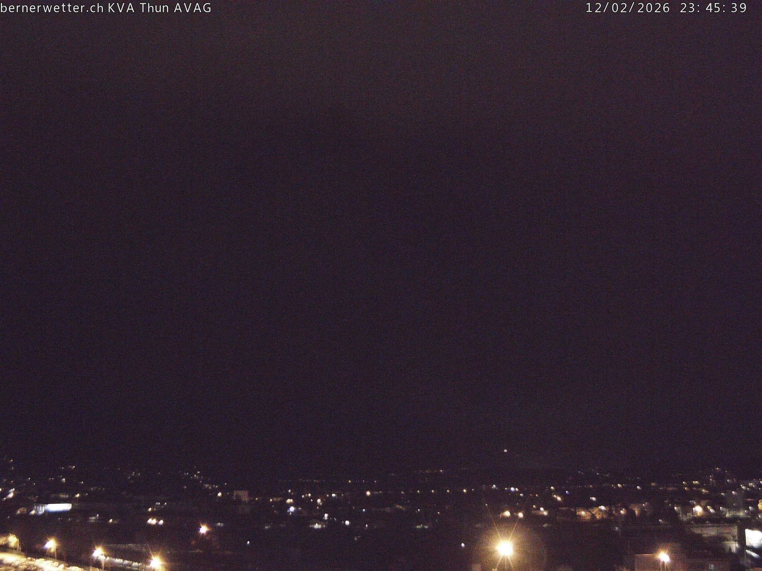 Wetterkamera in Thun, Sicht auf Berner Alpen und Jura